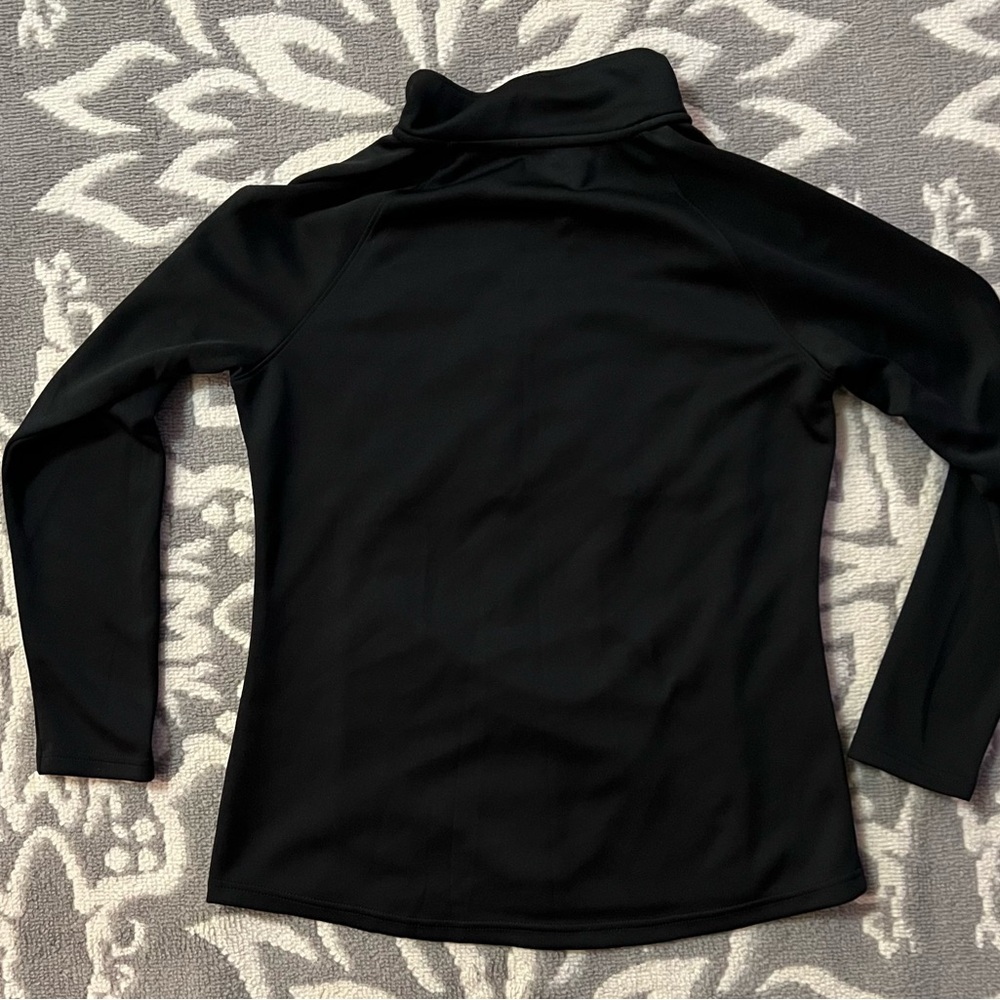 Size M 8/10 Avia Active Wear Quarter Zip Black Sweater - Picture 3 of 5